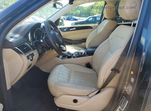 4JGDA5HB6JB124700 2018 MERCEDES-BENZ GLE Blue Вид салону спереду