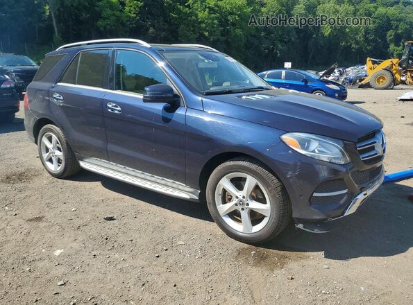 4JGDA5HB6JB124700 2018 MERCEDES-BENZ GLE Blue Передня права чверть