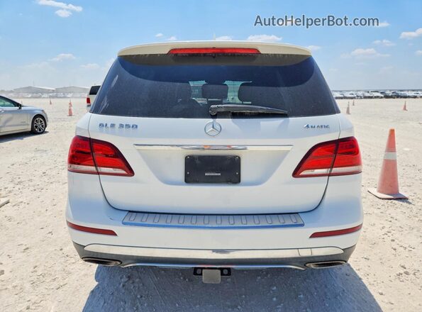 4JGDA5HB7GA684255 2016 MERCEDES-BENZ GLE White Հետևի տեսք
