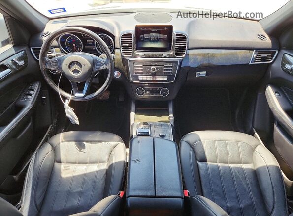4JGDA5HB7GA684255 2016 MERCEDES-BENZ GLE White Առջևի վահանակի տեսք