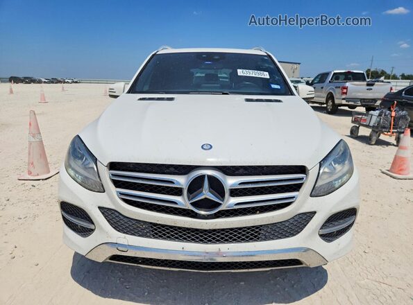 4JGDA5HB7GA684255 2016 MERCEDES-BENZ GLE White Դիմացի տեսք