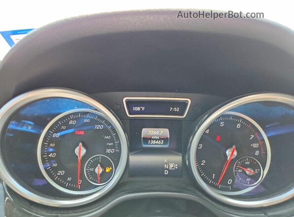 4JGDA5HB7GA684255 2016 MERCEDES-BENZ GLE White Սարքավորումների վահանակի տեսք