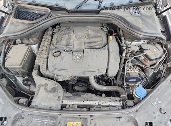 4JGDA5HB7GA792259 2016 MERCEDES-BENZ GLE Silver Vista del compartimento del motor