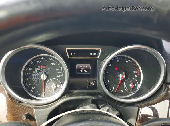 4JGDA5HB7HA816643 2017 MERCEDES-BENZ GLE Black Widok zestawu wskaźników