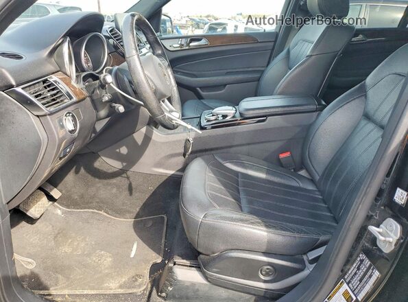 4JGDA5HB7HA816643 2017 MERCEDES-BENZ GLE Black Widok wnętrza z przodu