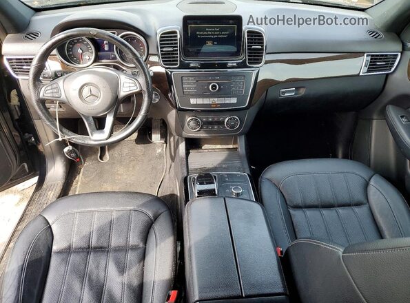 4JGDA5HB7HA816643 2017 MERCEDES-BENZ GLE Black Widok deski rozdzielczej