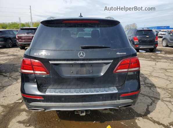4JGDA5HB7HA816643 2017 MERCEDES-BENZ GLE Black Widok z tyłu