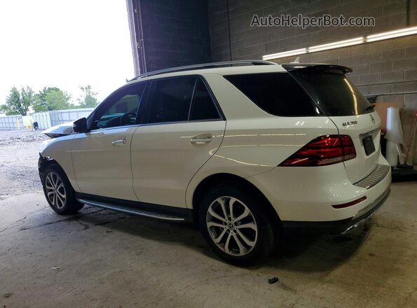 4JGDA5HB7HA921747 2017 MERCEDES-BENZ GLE White Trasero izquierdo