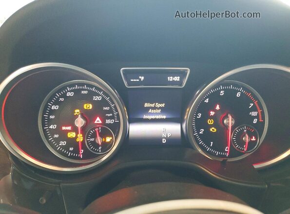 4JGDA5HB7HA921747 2017 MERCEDES-BENZ GLE White Vista del cuadro de instrumentos