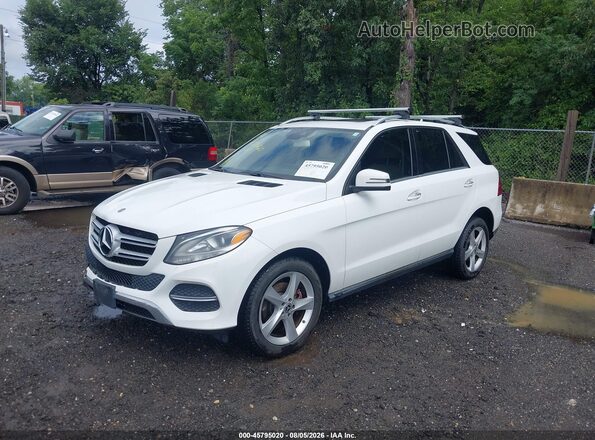 4JGDA5HB7JB166860 2018 MERCEDES-BENZ GLE 350 White Առջևի ձախ երեք քառորդ տեսարան
