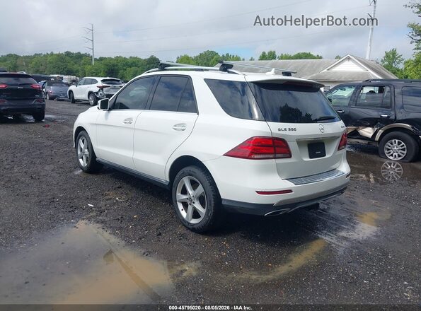 4JGDA5HB7JB166860 2018 MERCEDES-BENZ GLE 350 White Հետևի ձախ