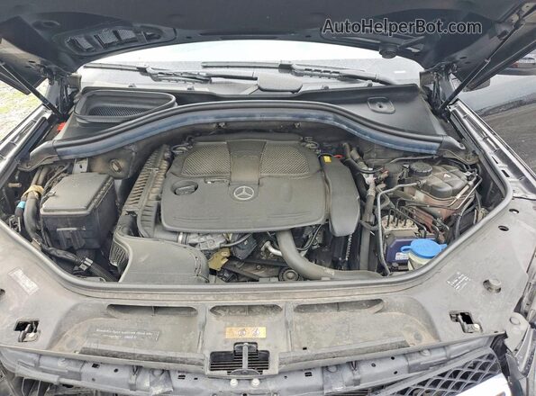 4JGDA5HB8GA656657 2016 MERCEDES-BENZ GLE Черный Вид подкапотного пространства