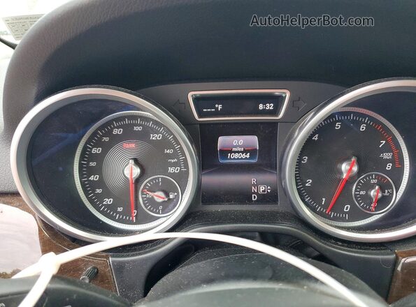 4JGDA5HB8GA656657 2016 MERCEDES-BENZ GLE Черный Вид щитка приборов