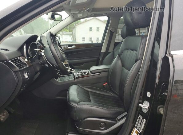 4JGDA5HB8GA656657 2016 MERCEDES-BENZ GLE Черный Вид салона спереди