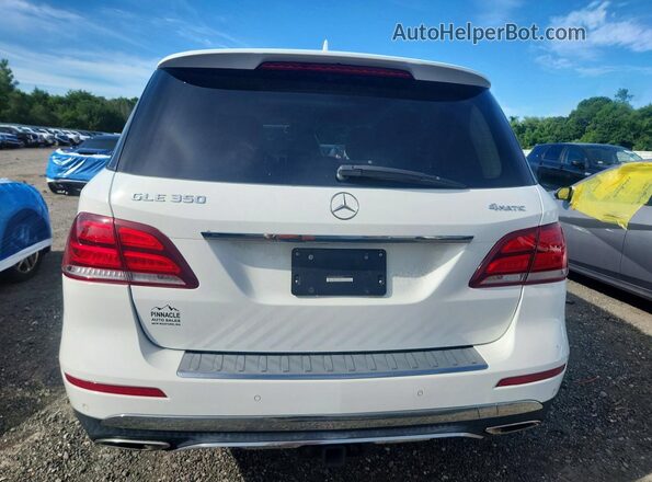 4JGDA5HB8HA900891 2017 MERCEDES-BENZ GLE White Rear view