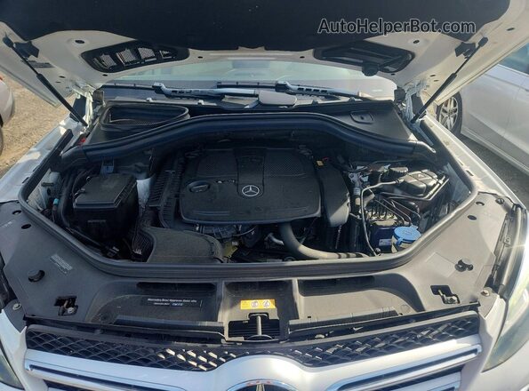 4JGDA5HB8HA900891 2017 MERCEDES-BENZ GLE White Engine compartment view