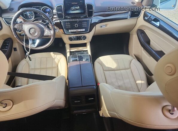 4JGDA5HB8HA900891 2017 MERCEDES-BENZ GLE White Dashboard view