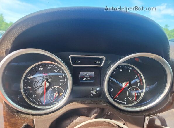 4JGDA5HB8HA900891 2017 MERCEDES-BENZ GLE White Instrument cluster view
