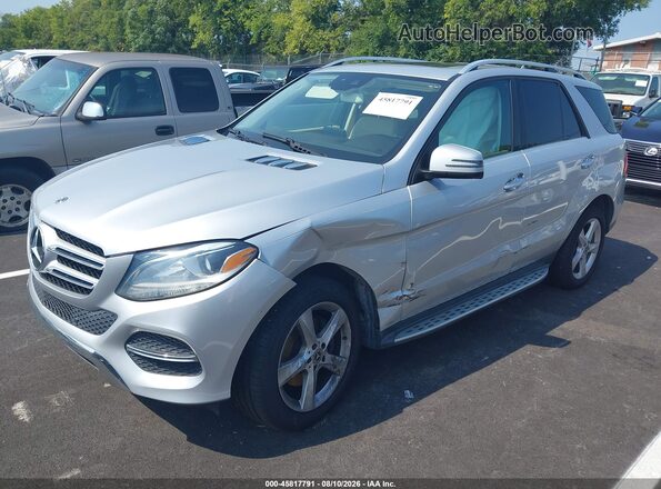 4JGDA5HB8JB057016 2018 MERCEDES-BENZ GLE 350 Silver Vista tres cuartos delantera izquierda
