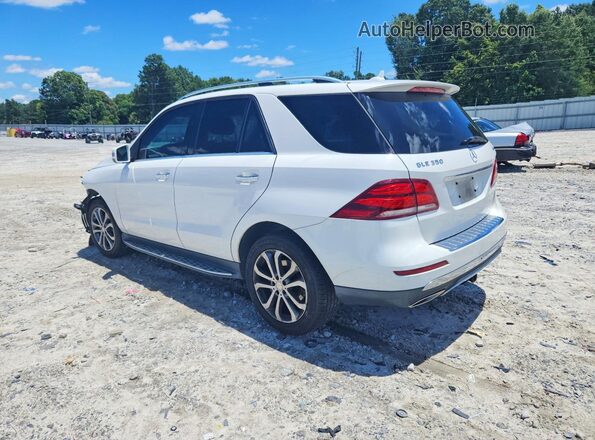 4JGDA5HB9GA633257 2016 MERCEDES-BENZ GLE White Задня ліва чверть