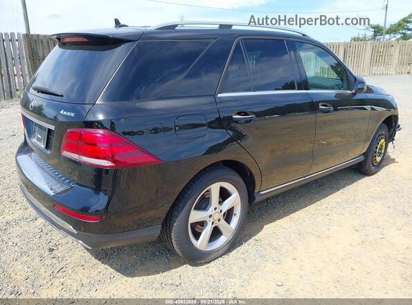 4JGDA5HB9GA742303 2016 MERCEDES-BENZ GLE 350 Черный Задняя правая четверть