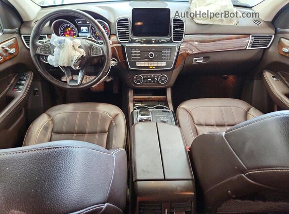 4JGDA5HB9GA786852 2016 MERCEDES-BENZ GLE White Առջևի վահանակի տեսք