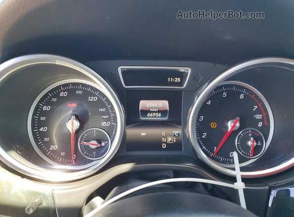 4JGDA5HB9HA937738 2017 MERCEDES-BENZ GLE White Vista del cuadro de instrumentos