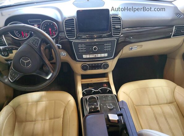 4JGDA5HB9HA945533 2017 MERCEDES-BENZ GLE Белый Вид панели приборов