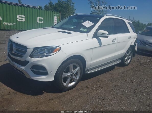 4JGDA5HB9JB024994 2018 MERCEDES-BENZ GLE 350 Белый Передняя левая четверть