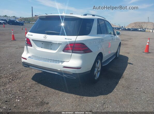 4JGDA5HB9JB024994 2018 MERCEDES-BENZ GLE 350 Белый Задняя правая четверть
