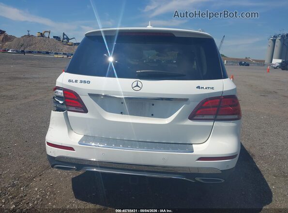 4JGDA5HB9JB024994 2018 MERCEDES-BENZ GLE 350 Белый 