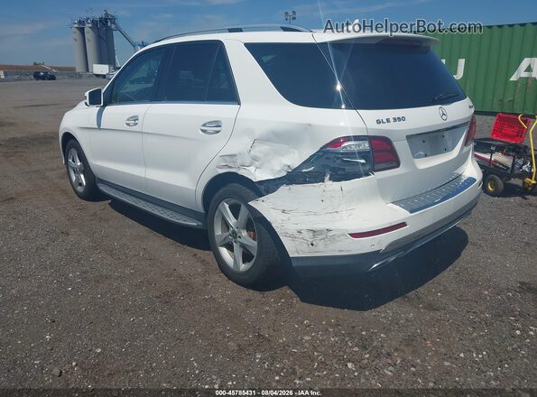 4JGDA5HB9JB024994 2018 MERCEDES-BENZ GLE 350 Белый Задняя левая четверть