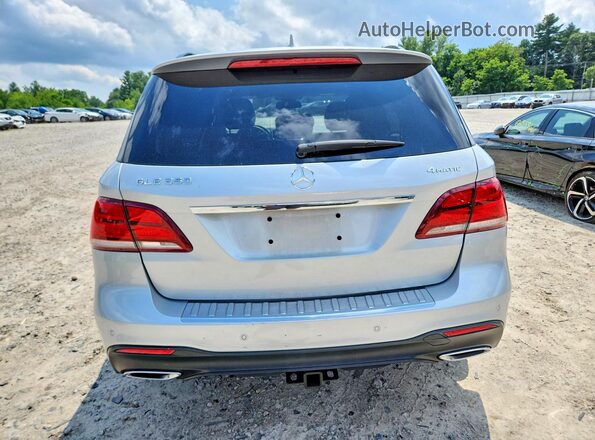 4JGDA5HB9JB161076 2018 MERCEDES-BENZ GLE Серебряный Вид сзади