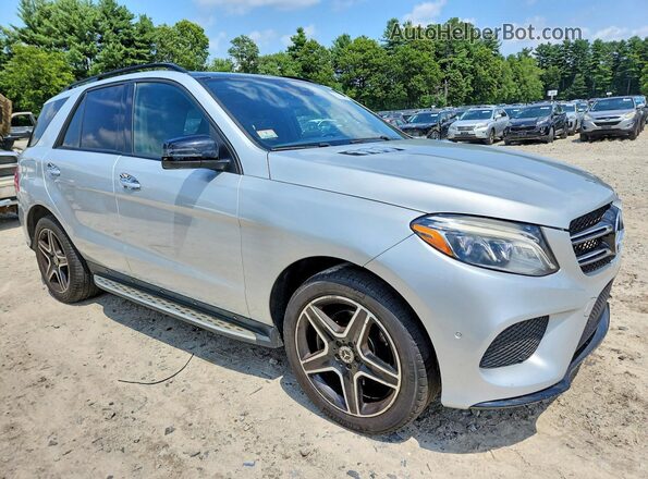 4JGDA5HB9JB161076 2018 MERCEDES-BENZ GLE Серебряный Передняя правая четверть