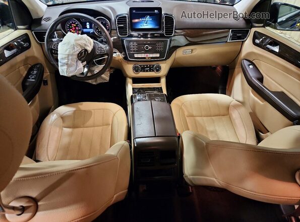 4JGDA5HBXHA846817 2017 MERCEDES-BENZ GLE Black Vista del salpicadero