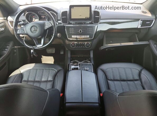4JGDA5HBXHA932144 2017 MERCEDES-BENZ GLE Gray Widok deski rozdzielczej