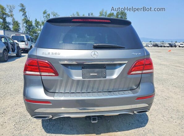 4JGDA5HBXHA932144 2017 MERCEDES-BENZ GLE Gray Widok z tyłu