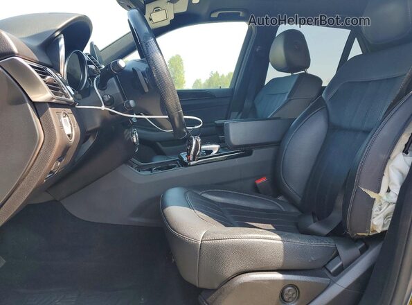 4JGDA5HBXHA932144 2017 MERCEDES-BENZ GLE Gray Widok wnętrza z przodu