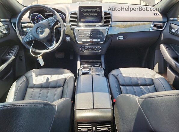 4JGDA5HBXHA971297 2017 MERCEDES-BENZ GLE Black Widok deski rozdzielczej