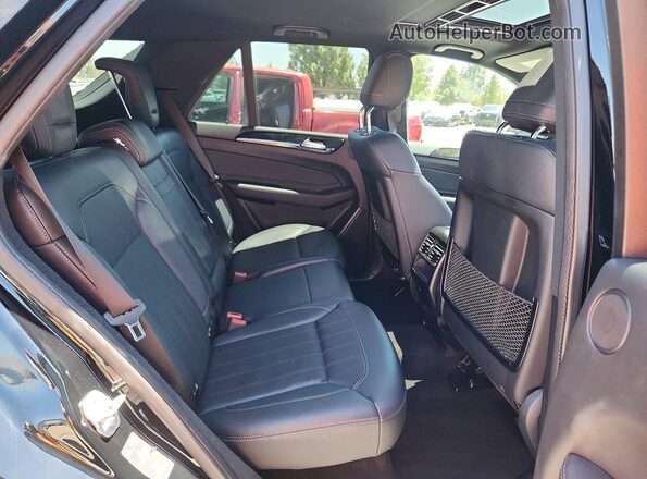 4JGDA5HBXHA971297 2017 MERCEDES-BENZ GLE Black Widok tylnych siedzeń