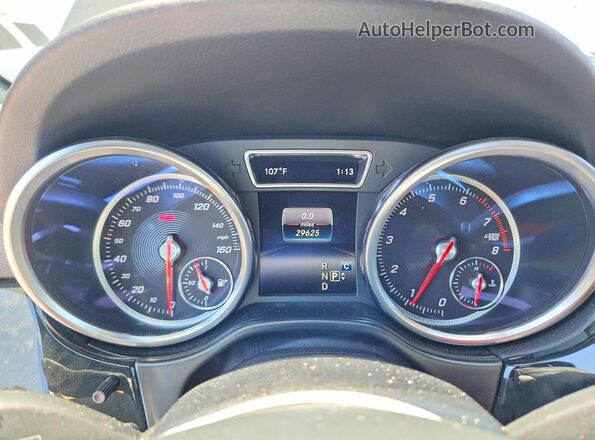 4JGDA5HBXHA971297 2017 MERCEDES-BENZ GLE Black Widok zestawu wskaźników