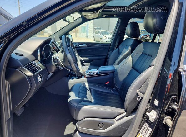 4JGDA5HBXHA971297 2017 MERCEDES-BENZ GLE Black Widok wnętrza z przodu