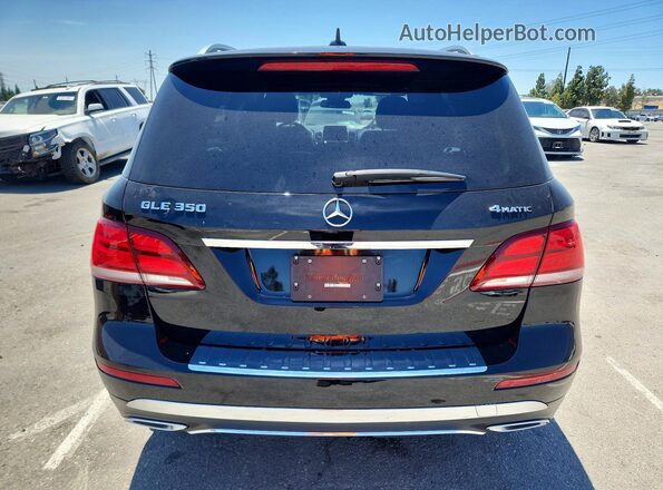 4JGDA5HBXHA971297 2017 MERCEDES-BENZ GLE Black Widok z tyłu