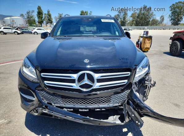 4JGDA5HBXHA971297 2017 MERCEDES-BENZ GLE Black Widok z przodu