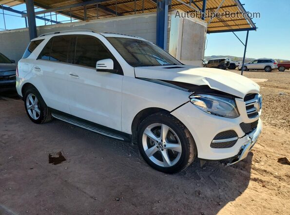 4JGDA5HBXHA993848 2017 MERCEDES-BENZ GLE White Передня права чверть