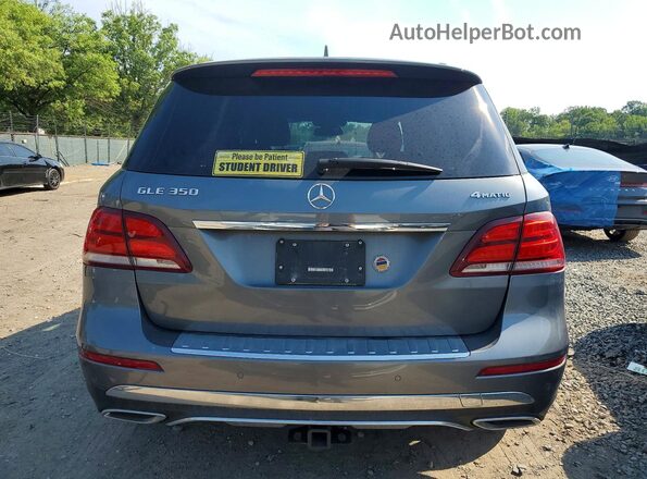 4JGDA5HBXJB007430 2018 MERCEDES-BENZ GLE Gray Widok z tyłu