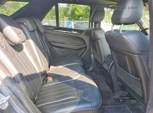 4JGDA5HBXJB007430 2018 MERCEDES-BENZ GLE Gray Widok wnętrza z tyłu