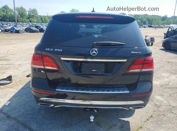 4JGDA5HBXJB122898 2018 MERCEDES-BENZ GLE Black უკანა ხედი