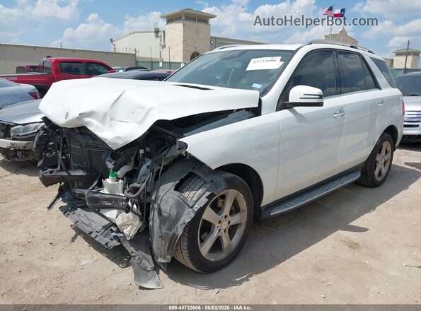 4JGDA5JB0GA691350 2016 MERCEDES-BENZ GLE 350 White Առջևի ձախ երեք քառորդ տեսարան