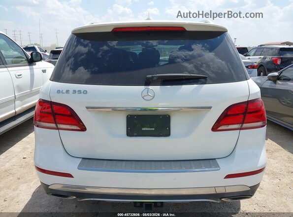 4JGDA5JB0GA691350 2016 MERCEDES-BENZ GLE 350 White 